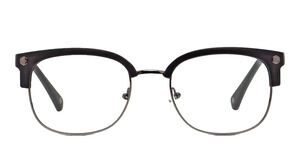 MUSE 35-002038 BLACK GREY EYEGLASSES FRAMES 49-18-140 AUTHENTIC